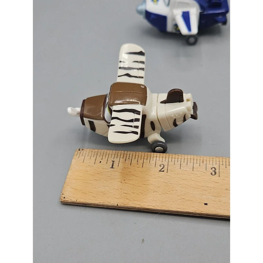Super Wings Transform-A-Bots Lot Bello & Paul Mini Airplanes 2” Audley 2014